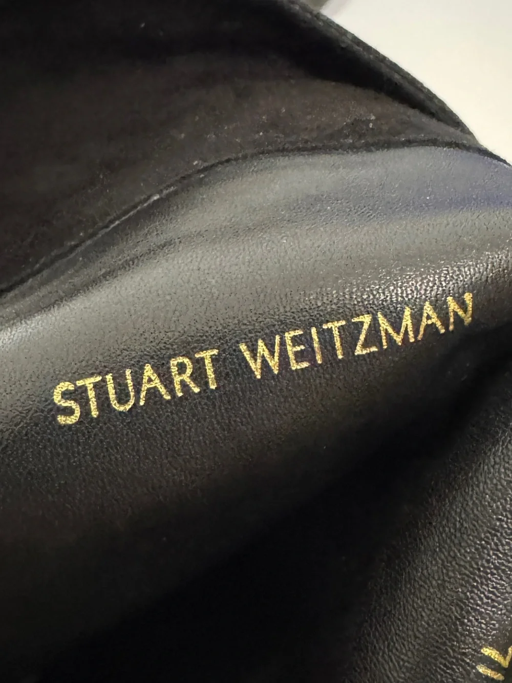 Stuart Weitzman FIFO Over-the-Knee 5050 stretch Boots, Black, Suede SIZE 6